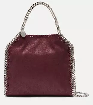 Мини-сумка-тоут Falabella из искусственной кожи Stella McCartney, Plum