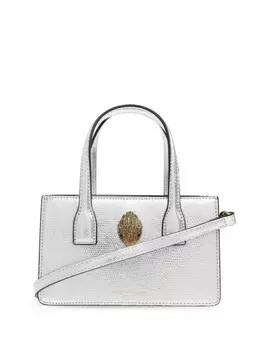 Мини-сумка-тоут от Kurt Geiger London Bond, серебряный