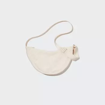 Мини-сумка Uniqlo круглая, молочный