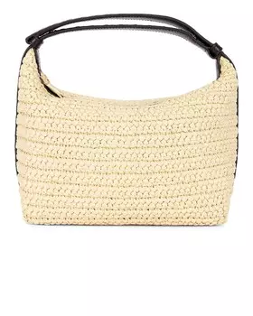 Мини-сумка Уоллес Bottega Veneta, цвет Natural & Fondant Gold