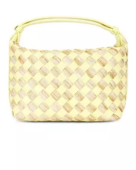 Мини-сумка Уоллес Bottega Veneta, цвет Sherbert, Natural, & Muse Brass