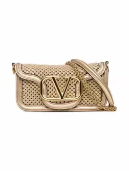 Мини-сумка V-logo Valentino Garavani, золотистый