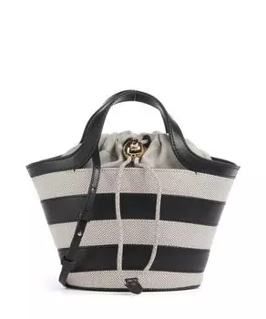 Мини-Сумка Vortice из холста мелкозернистой кожи Furla, мультиколор