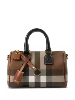 Мини-сумка в клетку BURBERRY, коричневый