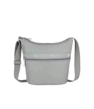 Мини-сумка-ведро через плечо LeSportsac, цвет dove grey solid