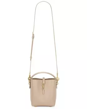 Мини-сумка-ведро Le 37 Saint Laurent, темно-бежевый