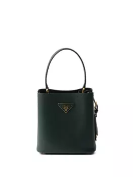Мини-сумка-ведро Panier Prada, зеленый