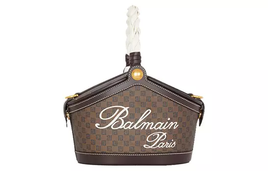 Мини-сумка-ведро с монограммой BALMAIN