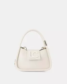 Мини-сумочка цвета экрю с плотным кантом Lola Casademunt