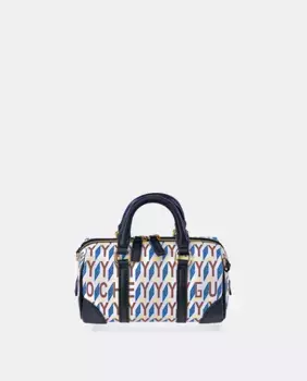 Мини-сумочка El Caballo из канвы с принтом цвета слоновой кости Guy Laroche, бежевый