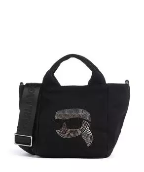 Мини-Сумочка Ikon из переработанного хлопка, хлопок Karl Lagerfeld, черный