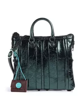 Мини-Сумочка santa fe g3 из зерненой телячьей кожи Gabs, зеленый