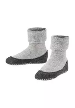 Мини-Тапочки Cosyshoe из мериносовой шерсти нескользящие для детей Falke, серый