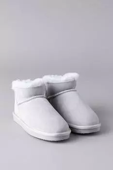 Мини-тапочки из овчины Lakeland Leather, серый