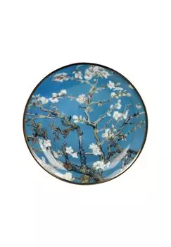 Мини-тарелка Винсент Ван Гог - Миндальное дерево синее Goebel