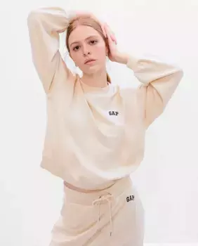 Мини-толстовка с логотипом Gap, бежевый