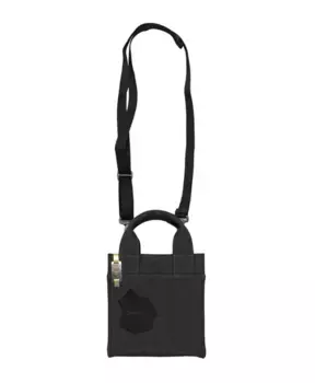 Мини Тоут антрацитового цвета с сетчатой сумкой Object, черный