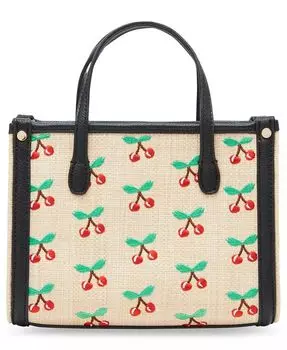Мини-тоут Cherry On Top Betsey Johnson, бежевый