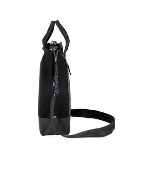 Мини-тоут из парусины LeSportsac, цвет Midnight Black Canvas