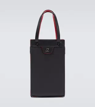 Мини-тоут с короткими ручками Ruistote Christian Louboutin, черный