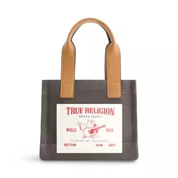 Мини-тоут True Religion, серый