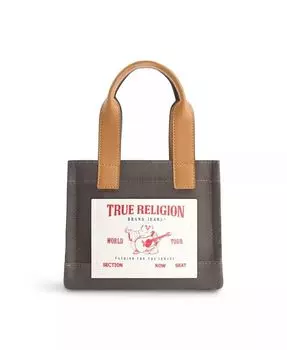 Мини-тоут True Religion, зеленый
