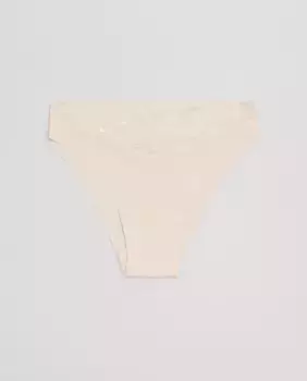 Мини-трусики Laser с кружевной отделкой Ysabel Mora, бежевый