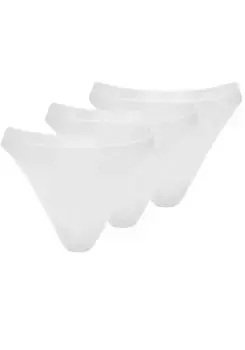 Мини-трусики Mey "BEST OF" (3 шт. в упаковке), без громоздких боковых швов, белый