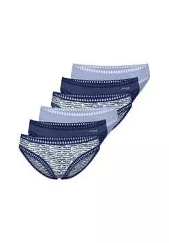 Мини-Трусы 6 пар в упаковке иди в крах Sloggi, мультиколор