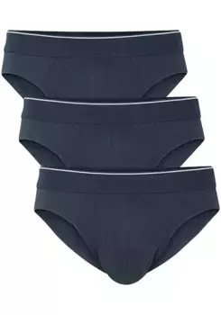 Мини-трусы CALIDA "Pure & Style" (упаковка, 3 шт.), дышащие, быстросохнущие, препятствующие появлению запаха, цвет Indigo Mood