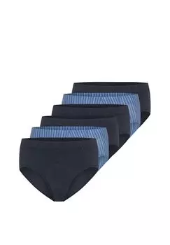 Мини-трусы / трусы, упаковка из 6 шт. 95/5 Essentials Organic Cotton SCHIESSER, темно-синий