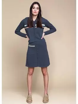 Мини-юбка 4funkyflavours Rock Avant-Aprs Mars, темно-синий