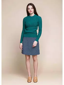 Мини-юбка 4funkyflavours Rock Space Talk, цвет Blau/Grau