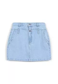 Мини-юбка A-line skirt Calliope, цвет Blu Denim Chiaro