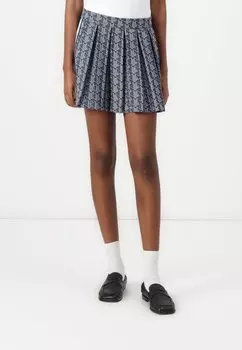 Мини-юбка A-line skirt Lacoste, темно-синий