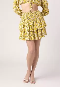 Мини-юбка A-line skirt Laurella, желтый