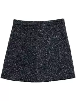 Мини-юбка А-силуэта Bimba y Lola, серый