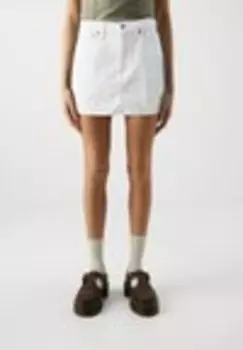 Мини-юбка Abercrombie & Fitch, белый