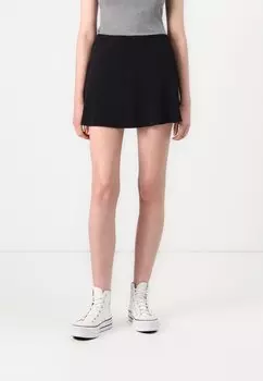 Мини-юбка Abercrombie & Fitch, черный