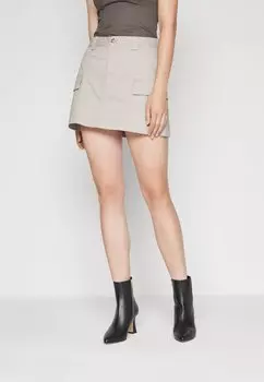 Мини-юбка Abercrombie & Fitch UTILITY SKIRT, цвет atmosphere