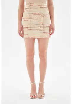 Мини-юбка adL, бежевый