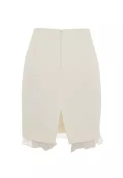 Мини-юбка adL, кремовый