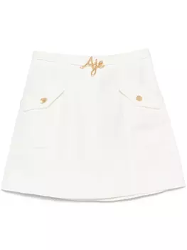 Мини-юбка Aje Christine, белый