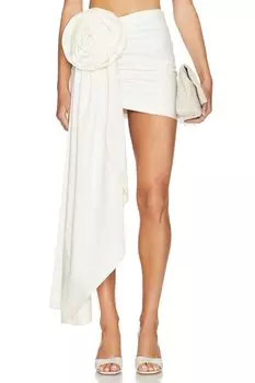 Мини юбка айза Nbd, белый