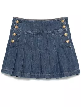 Мини-юбка alice + olivia Lanna, синий