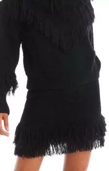 Мини-юбка Anna черного цвета ALLISON NEW YORK