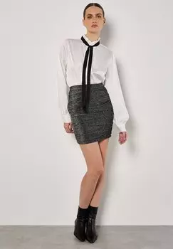 Мини-юбка Apricot, серебристый