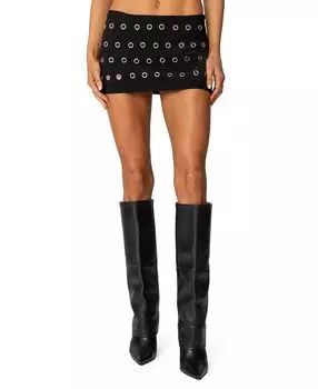 Мини-юбка Arlette Grommet Edikted, черный