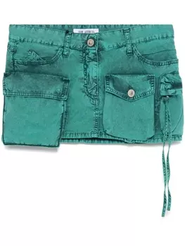 Мини-юбка Attico Fay The Attico, зеленый