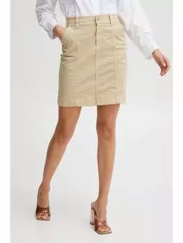 Мини-юбка b.young, цвет natur